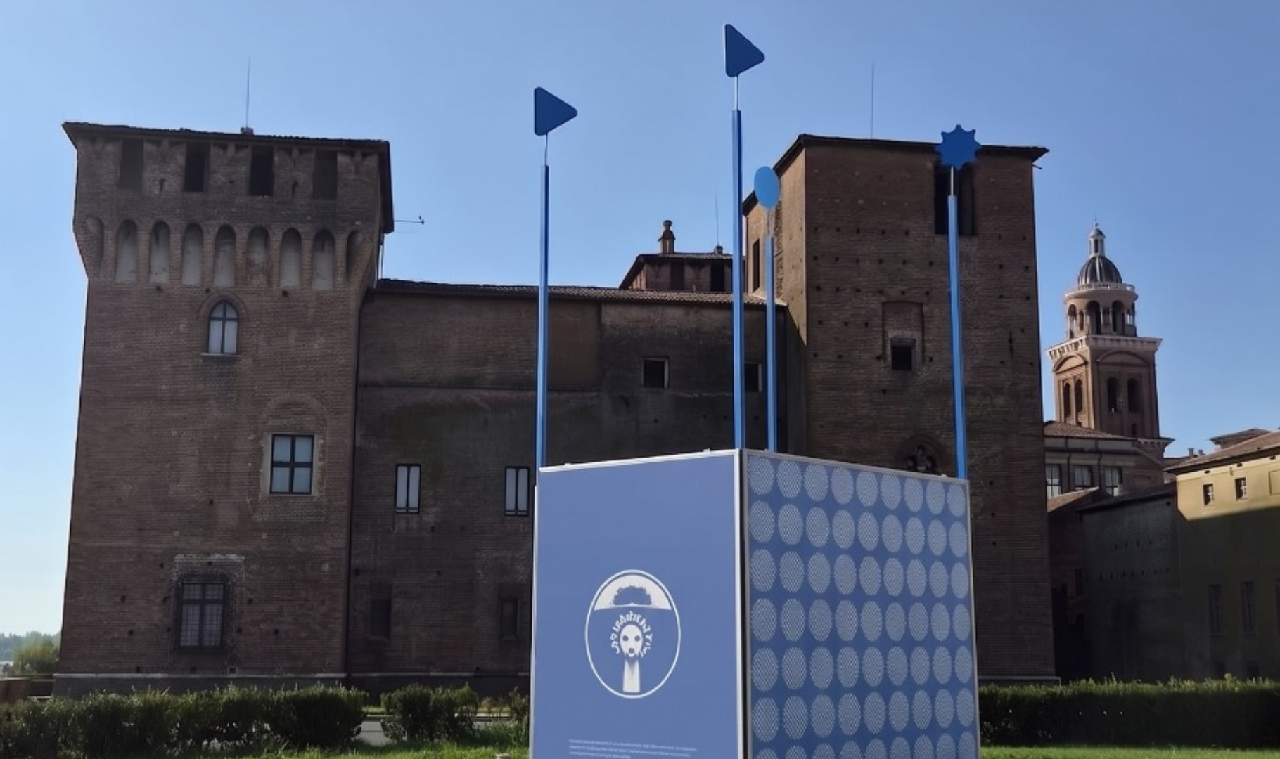 Tessuto tecnico Giovanardi trattato con PURETi per il Festivaletteratura di Mantova